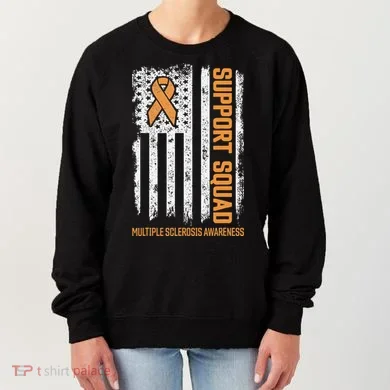 Multiple Sclerosi Support Squad Multiple Sclerosis Awareness Women's Sweatshirt