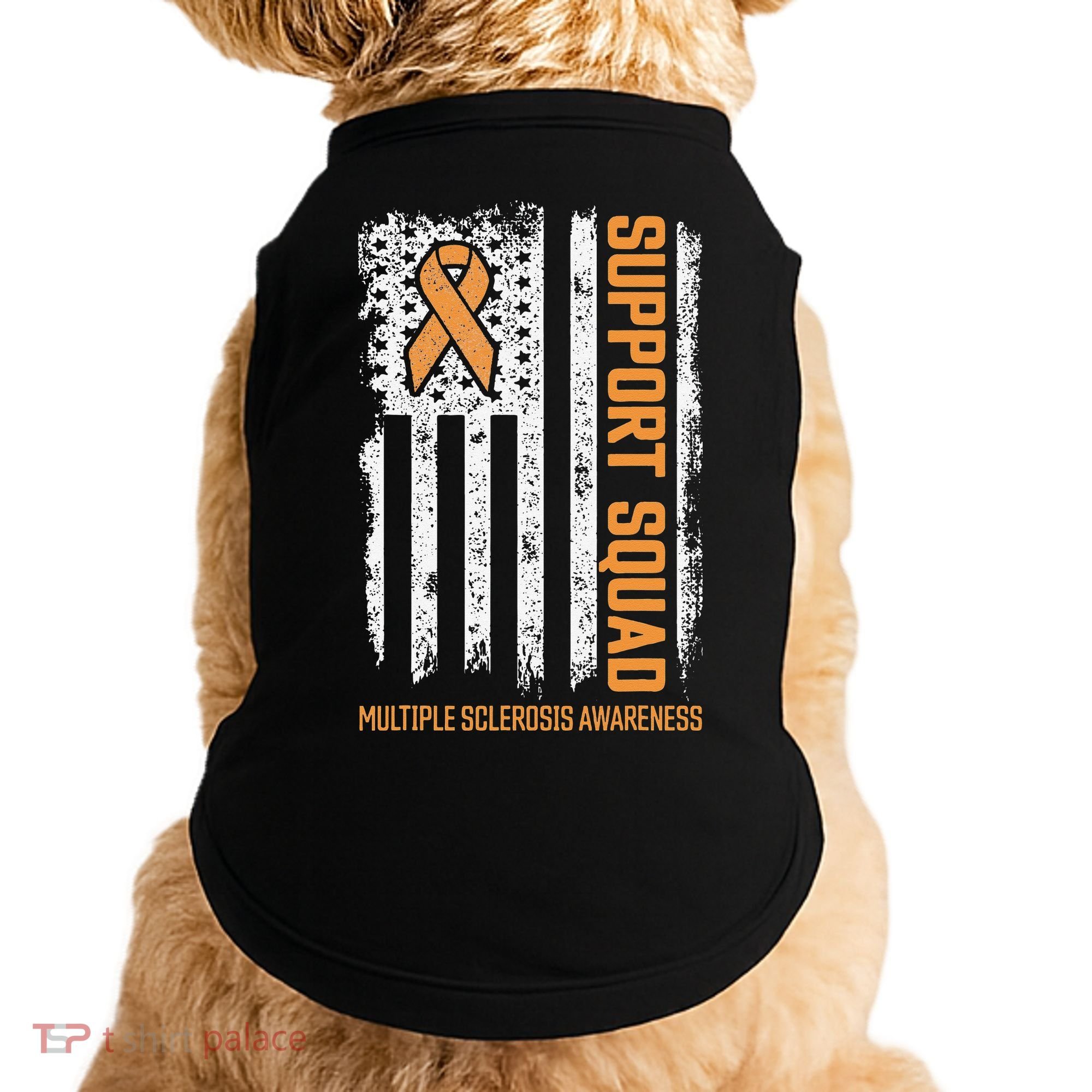 Multiple Sclerosi Support Squad Multiple Sclerosis Awareness Doggie Tank