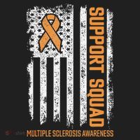 Multiple Sclerosi Support Squad Multiple Sclerosis Awareness Beanie thumb 2