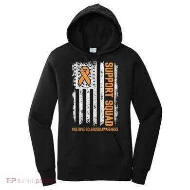 Multiple Sclerosi Support Squad Multiple Sclerosis Awareness Women's Hoodie