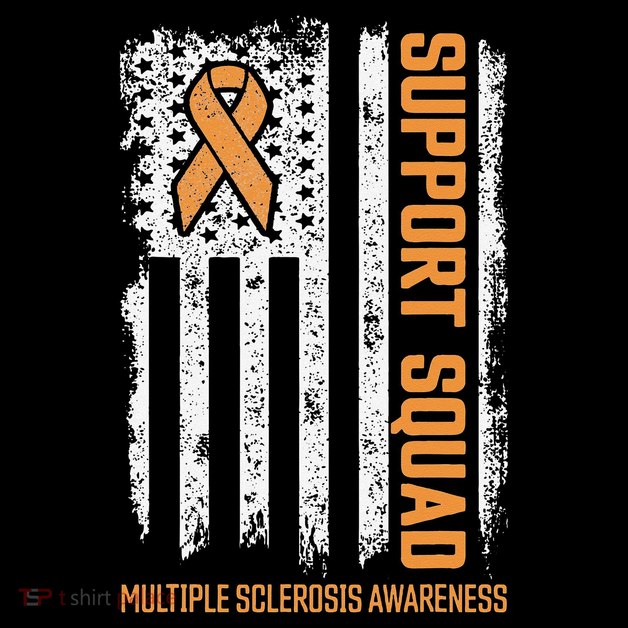 Multiple Sclerosi Support Squad Multiple Sclerosis Awareness Women's Long Sleeve Shirt