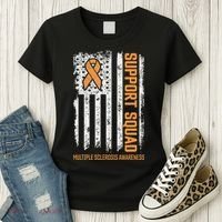Multiple Sclerosi Support Squad Multiple Sclerosis Awareness Women's T-Shirt thumb 3