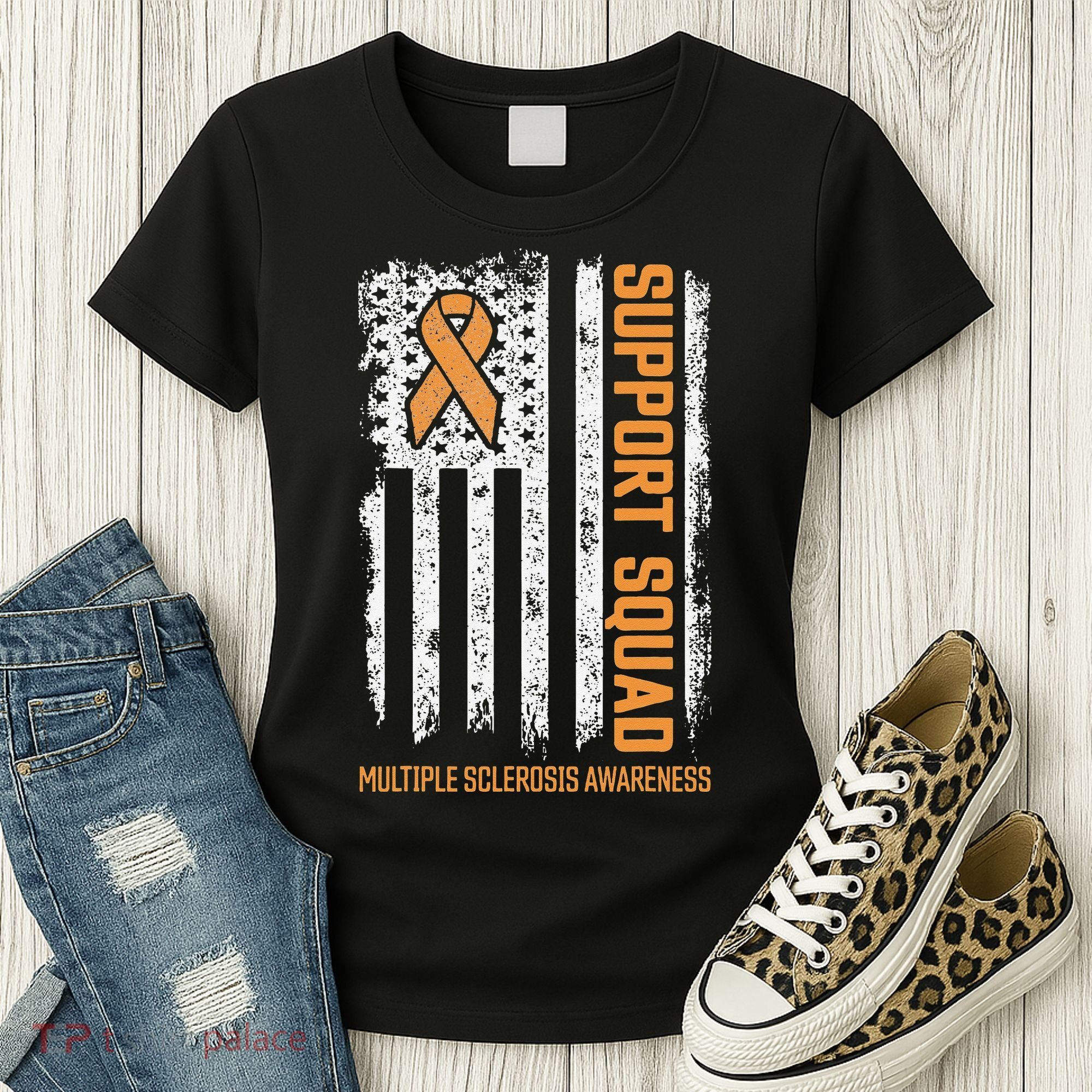 Multiple Sclerosi Support Squad Multiple Sclerosis Awareness Women's T-Shirt
