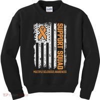 Multiple Sclerosi Support Squad Multiple Sclerosis Awareness Kids Sweatshirt thumb 0