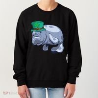 Manatee St. Saint Patrick's Day Women Funny Women's Sweatshirt thumb 0