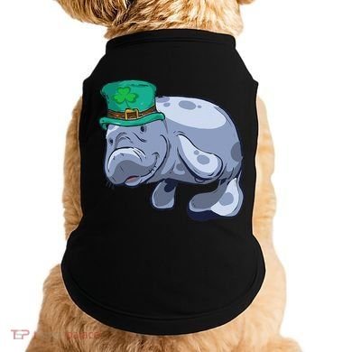 Manatee St. Saint Patrick's Day Women Funny Doggie Tank