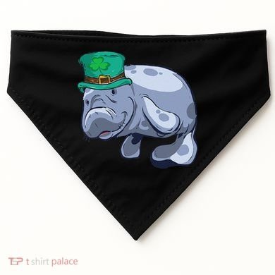 Manatee St. Saint Patrick's Day Women Funny USA-Made Doggie Bandana