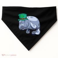 Manatee St. Saint Patrick's Day Women Funny USA-Made Doggie Bandana thumb 0
