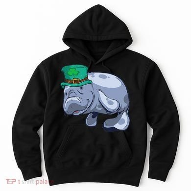 Manatee St. Saint Patrick's Day Women Funny Hoodie