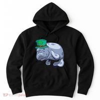 Manatee St. Saint Patrick's Day Women Funny Hoodie thumb 0