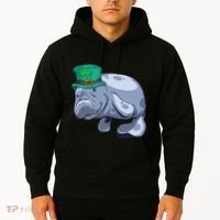 Manatee St. Saint Patrick's Day Women Funny Hoodie thumb 2