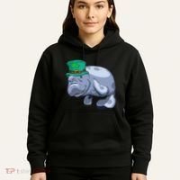 Manatee St. Saint Patrick's Day Women Funny Hoodie thumb 5