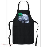 Manatee St. Saint Patrick's Day Women Funny Apron thumb 0