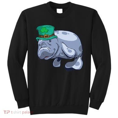 Manatee St. Saint Patrick's Day Women Funny Sweatshirt