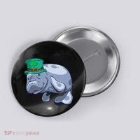 Manatee St. Saint Patrick's Day Women Funny Button thumb 0