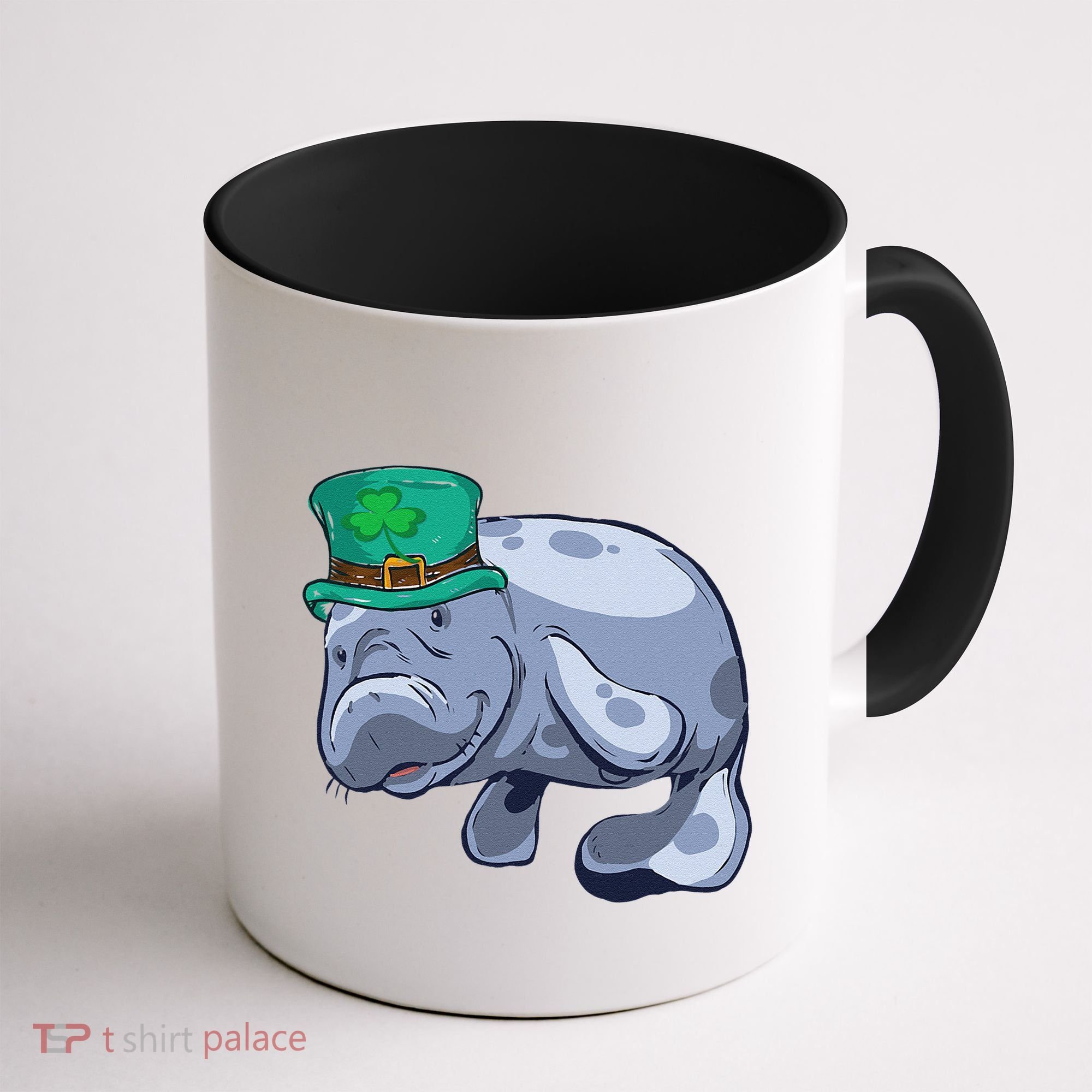Manatee St. Saint Patrick's Day Women Funny Coffee Mug
