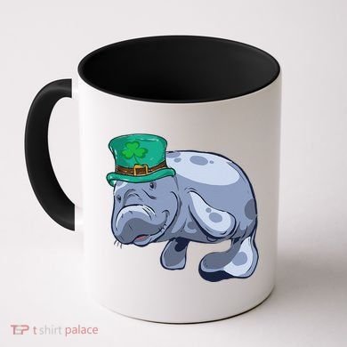 Manatee St. Saint Patrick's Day Women Funny Coffee Mug