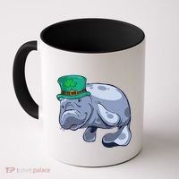 Manatee St. Saint Patrick's Day Women Funny Coffee Mug thumb 0