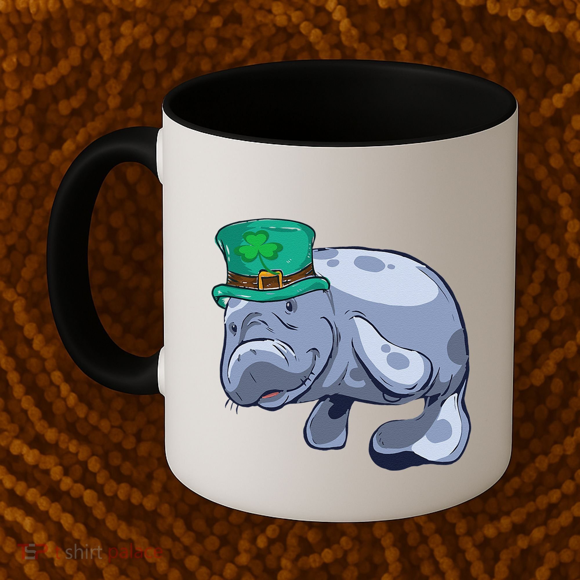 Manatee St. Saint Patrick's Day Women Funny Coffee Mug
