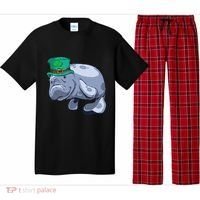 Manatee St. Saint Patrick's Day Women Funny Pajama Set thumb 0