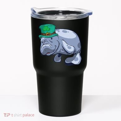 Manatee St. Saint Patrick's Day Women Funny Tumbler