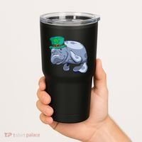 Manatee St. Saint Patrick's Day Women Funny Tumbler thumb 2