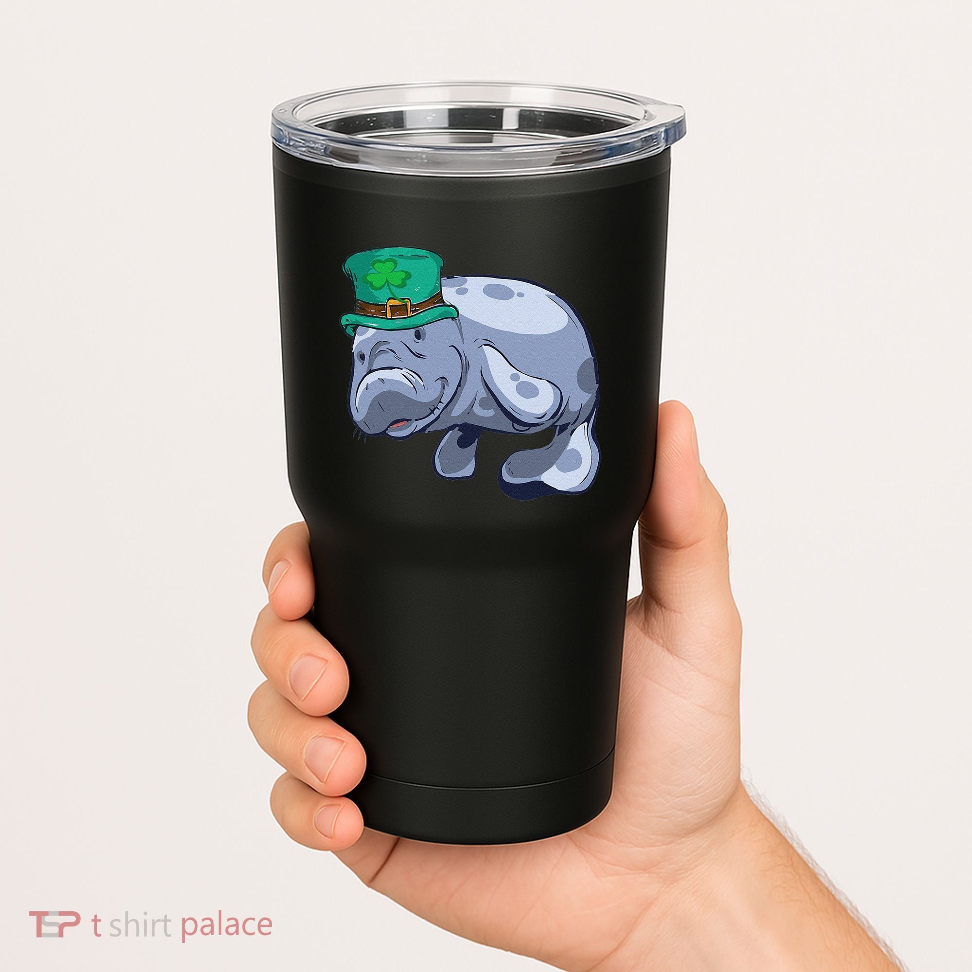 Manatee St. Saint Patrick's Day Women Funny Tumbler