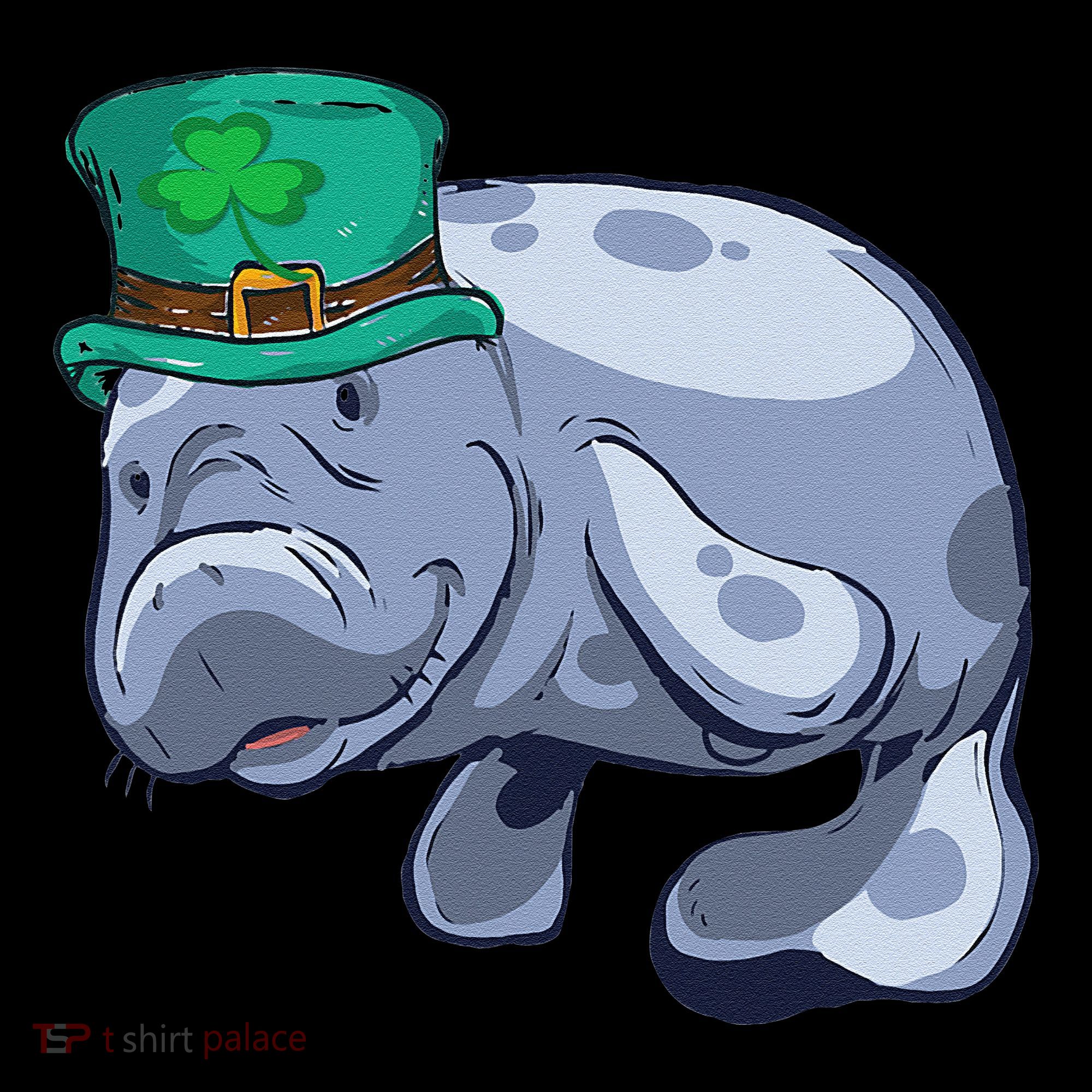 Manatee St. Saint Patrick's Day Women Funny Mousepad
