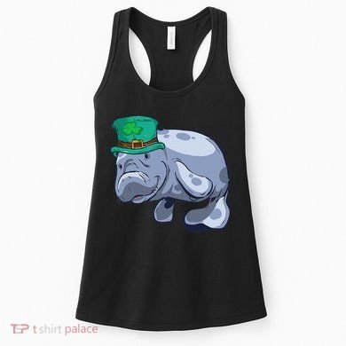 Manatee St. Saint Patrick's Day Women Funny Women's Tank Top