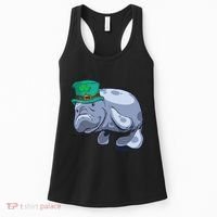 Manatee St. Saint Patrick's Day Women Funny Women's Tank Top thumb 0