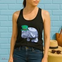 Manatee St. Saint Patrick's Day Women Funny Women's Tank Top thumb 2