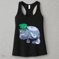 Manatee St. Saint Patrick's Day Women Funny Women's Tank Top thumb 3