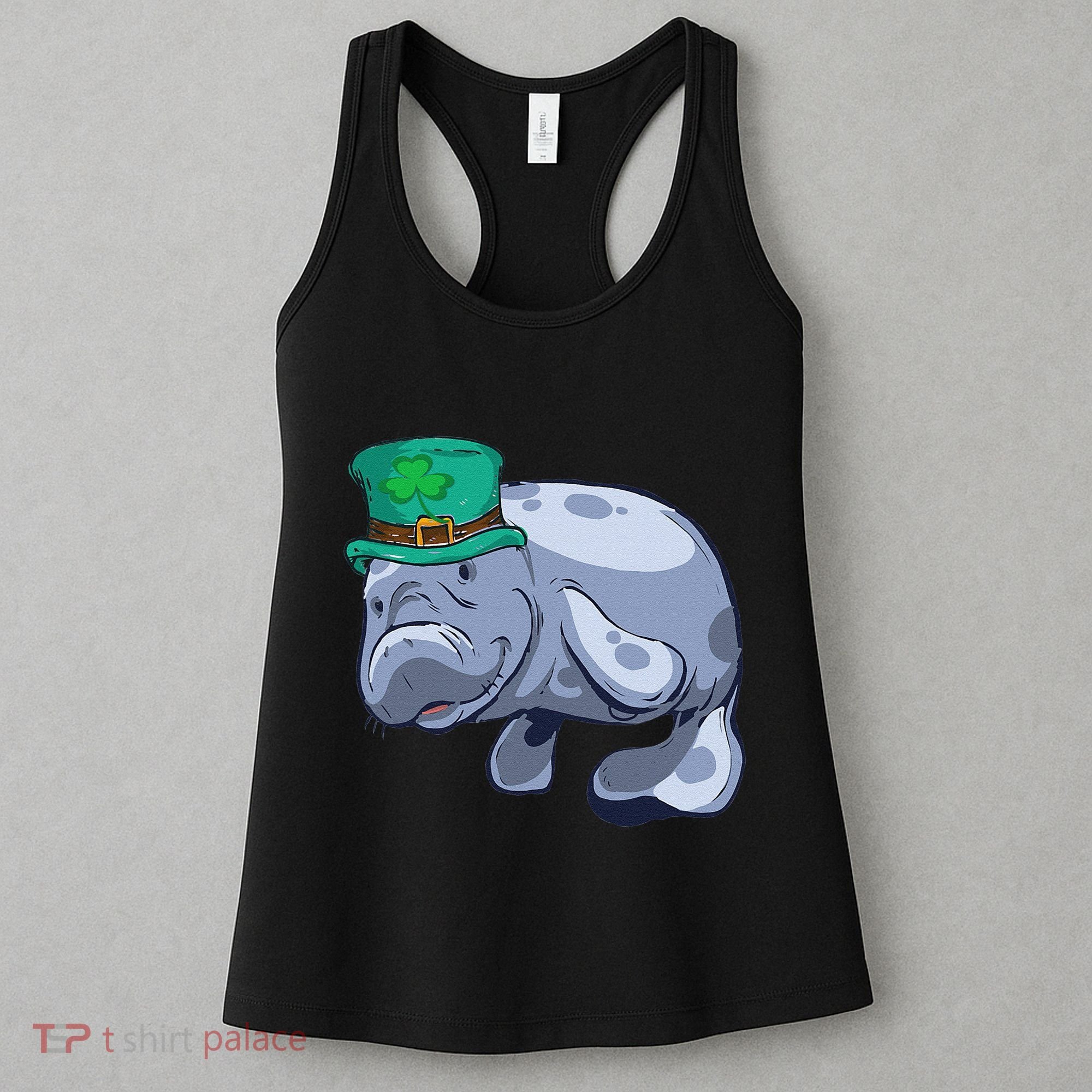 Manatee St. Saint Patrick's Day Women Funny Women's Tank Top