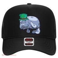 Manatee St. Saint Patrick's Day Women Funny Hat thumb 0
