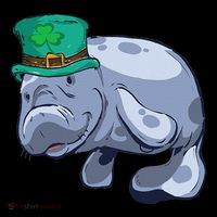 Manatee St. Saint Patrick's Day Women Funny Toddler Hoodie thumb 2