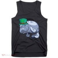 Manatee St. Saint Patrick's Day Women Funny Tank Top thumb 0