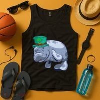 Manatee St. Saint Patrick's Day Women Funny Tank Top thumb 4