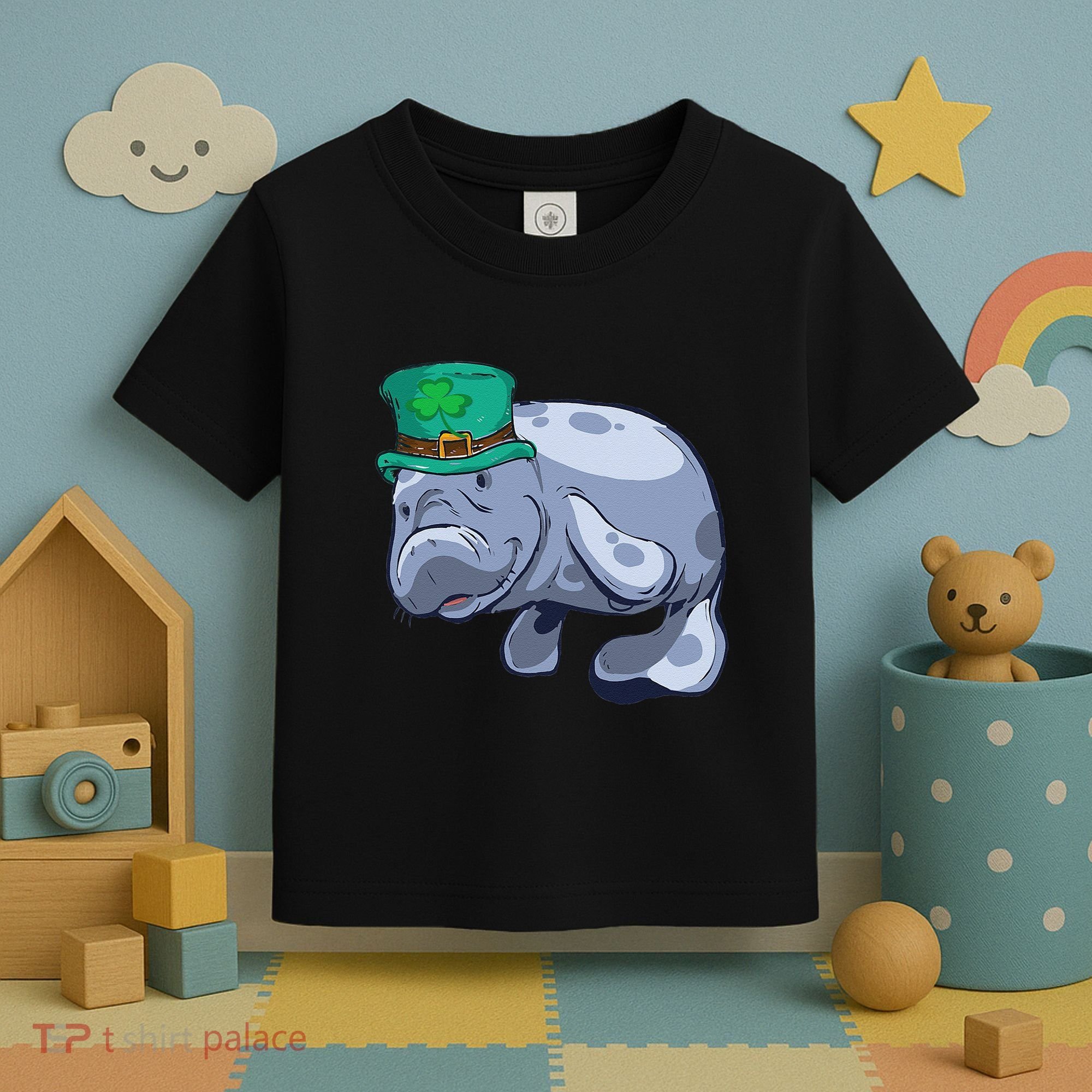 Manatee St. Saint Patrick's Day Women Funny Toddler T-Shirt