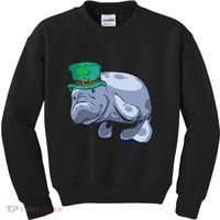 Manatee St. Saint Patrick's Day Women Funny Kids Sweatshirt thumb 0