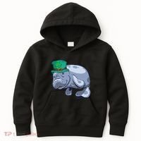 Manatee St. Saint Patrick's Day Women Funny Kids Hoodie thumb 0