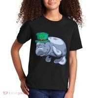 Manatee St. Saint Patrick's Day Women Funny Kids T-Shirt thumb 2