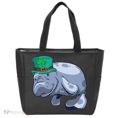 Manatee St. Saint Patrick's Day Women Funny Tote Bag