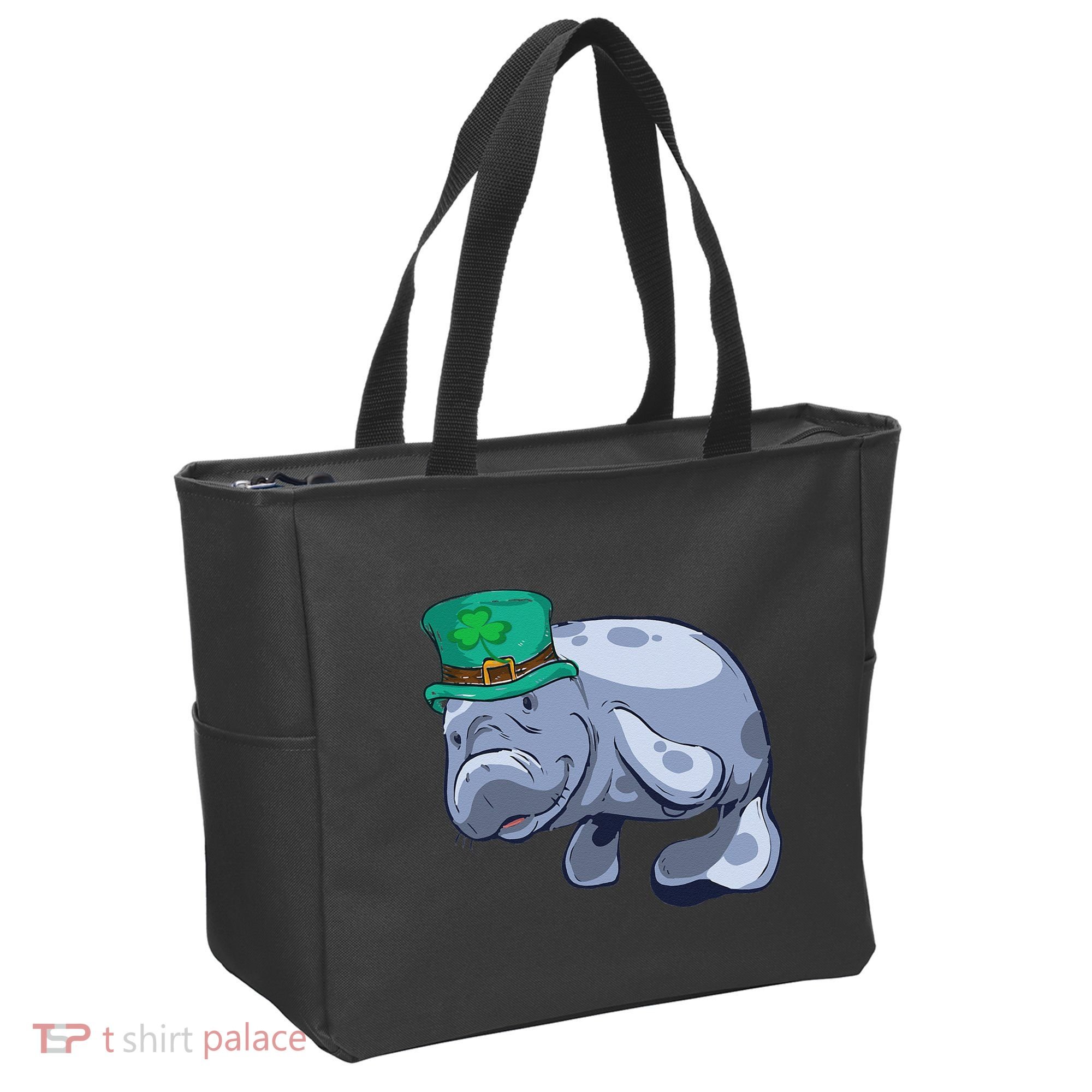 Manatee St. Saint Patrick's Day Women Funny Tote Bag