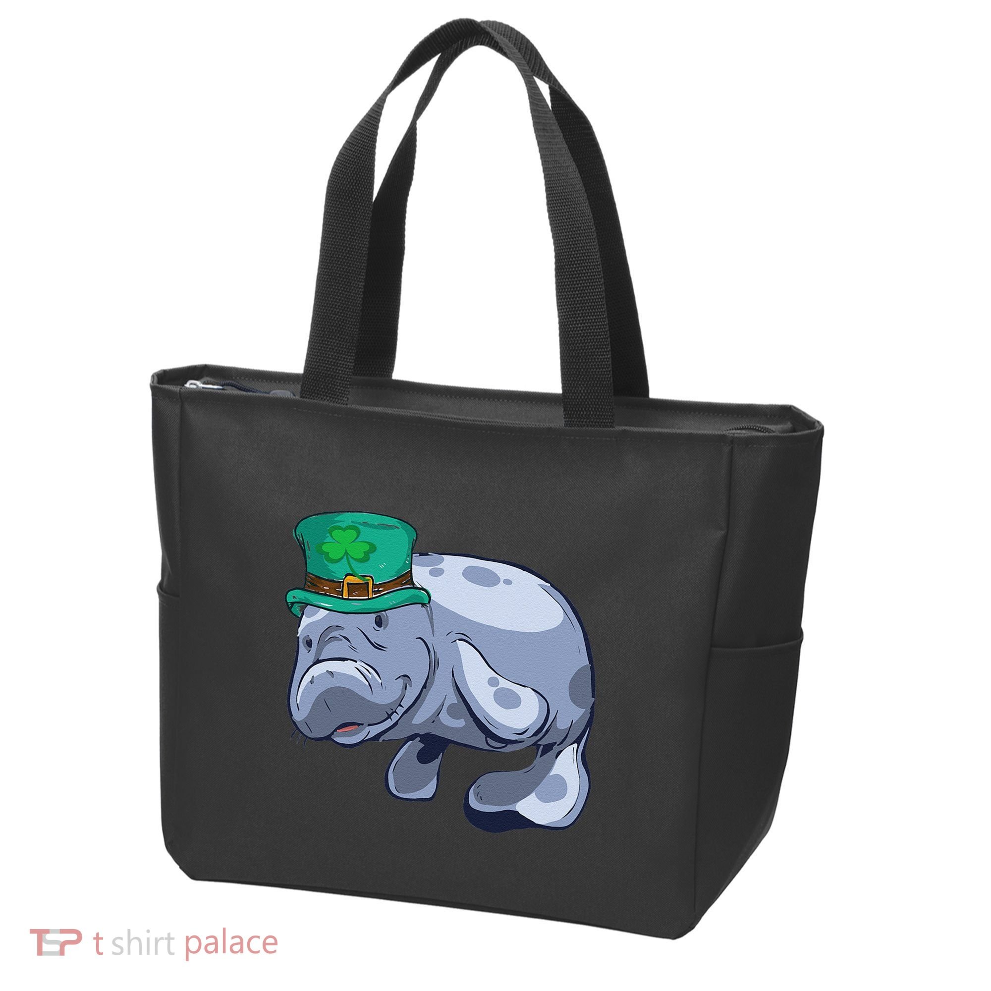 Manatee St. Saint Patrick's Day Women Funny Tote Bag