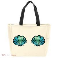 Mermaid, Seashell, Sea, Shell, Bikini, Carnival, Halloween, Tote Bag thumb 0