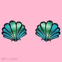 Mermaid, Seashell, Sea, Shell, Bikini, Carnival, Halloween, Coaster thumb 2