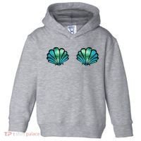 Mermaid, Seashell, Sea, Shell, Bikini, Carnival, Halloween, Toddler Hoodie thumb 0