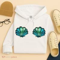 Mermaid, Seashell, Sea, Shell, Bikini, Carnival, Halloween, Hoodie thumb 4