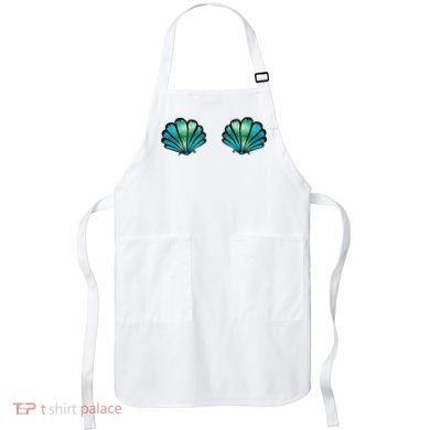 Mermaid, Seashell, Sea, Shell, Bikini, Carnival, Halloween, Apron