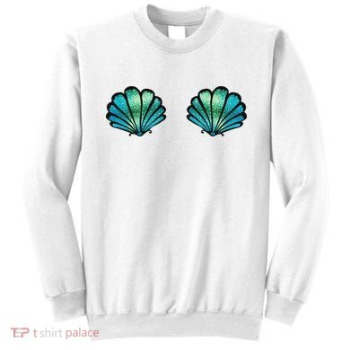 Mermaid, Seashell, Sea, Shell, Bikini, Carnival, Halloween, Sweatshirt
